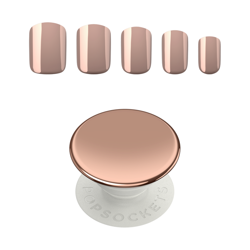 PopSockets Nails + PopGrip Rose Gold Mirror image number 4